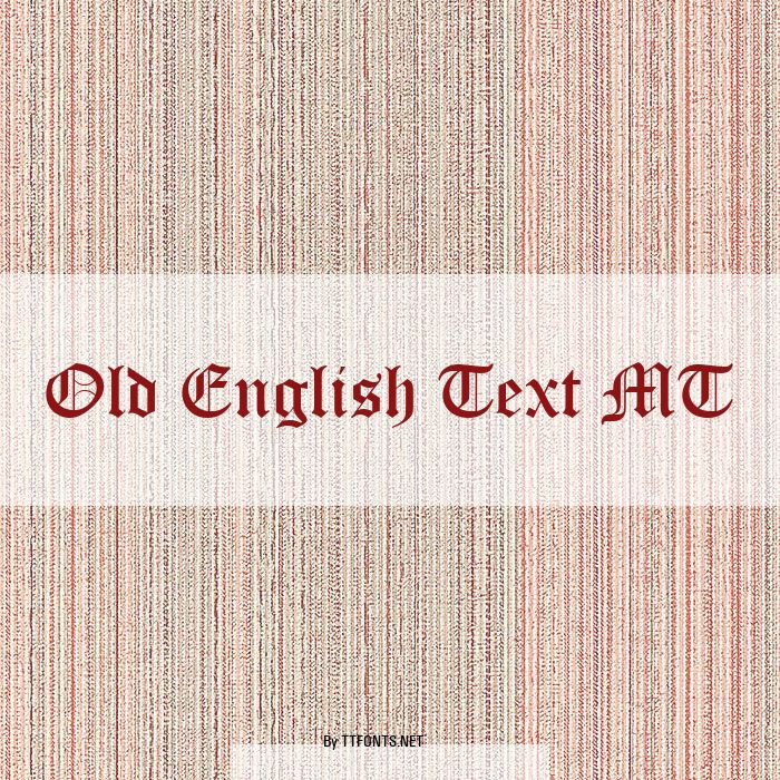 Old English Text MT example